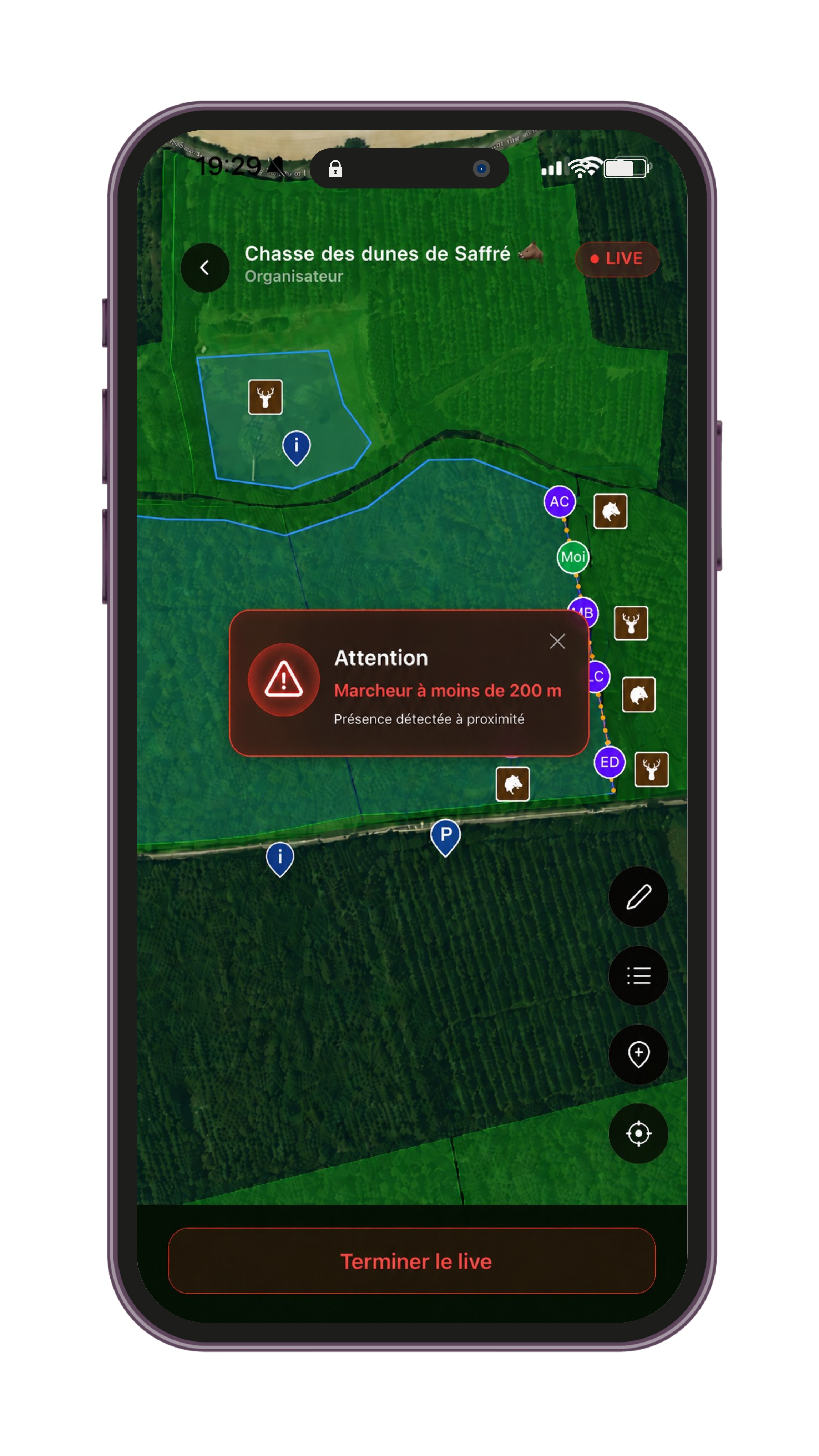 Alertes de proximité Naterra